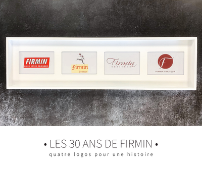 Les 30 ans de Firmin : quatre logos pour une histoire