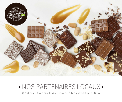 Nos partenaires locaux : Cédric Turmel Chocolatier Bio