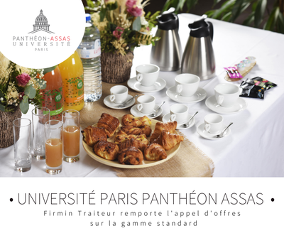 Université Paris Panthéon Assas : Firmin Traiteur remporte l'appel d'offres