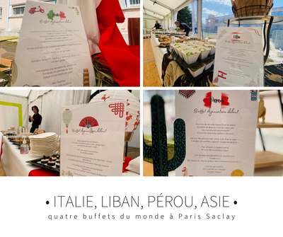 Italie, Liban, Pérou, Asie : quatre buffets du monde à Paris Saclay