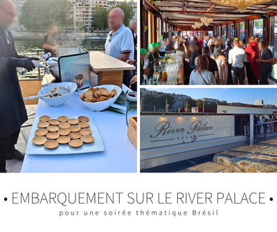Embarquement sur le River Palace pour une soirée thématique Brésil