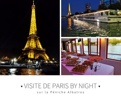 Visite de Paris by Night sur la Péniche Albatros