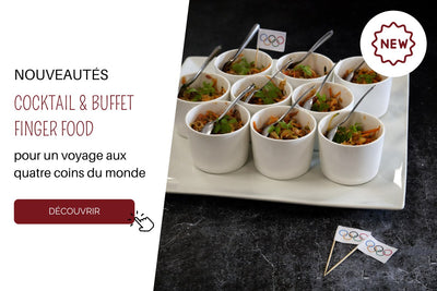 Nouveautés : Cocktail et buffet finger food pour un voyage aux quatre coins du monde