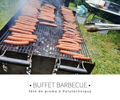 Buffet barbecue : Fête de promo à Polytechnique
