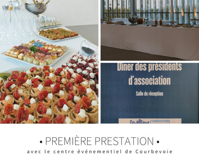 Première prestation avec le centre événementiel de Courbevoie