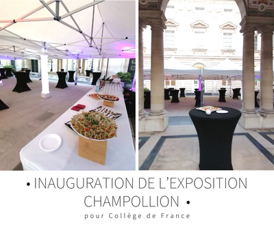 Inauguration de l’exposition Champollion au Collège de France