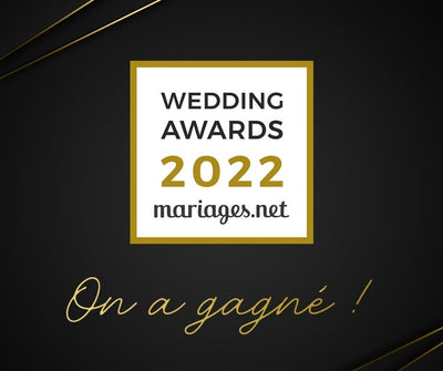 Wedding Awards 2022 Mariages.net : on a gagné !